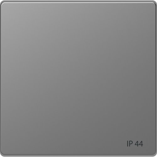 Лицевая панель Schneider Electric Merten D-Life для 1-кл. выключателя IP44 сталь  картинка